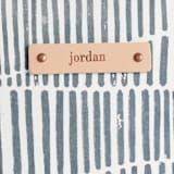 "Wavy" - Dopp Kit in Storm by Michelle Taylor - Tag Detail