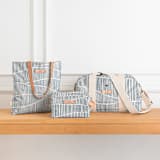 "Wavy" - Dopp Kit in Storm by Michelle Taylor - Matching Weekender and Snap Tote available