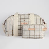 "Montauk" - Dopp Kit in Cocoa by Carolyn Nicks - Matching Weekender Available