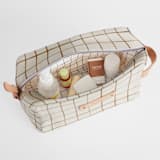 "Montauk" - Dopp Kit in Cocoa by Carolyn Nicks - Interior