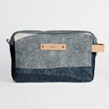 "tissue overlay" - Dopp Kit in MIdnight by Carrie Moradi - Dopp Kit
