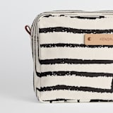 "Taos" - Dopp Kit in Black by Anna Elder - Fabric Detail