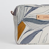 "Casual style" - Dopp Kit in Denim by Lucrecia Caporale - Fabric Detail