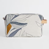"Casual style" - Dopp Kit in Denim by Lucrecia Caporale - Dopp Kit without personalization