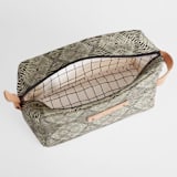 "zigzag" - Dopp Kit in Mocha by Miranda Mol - Interior