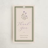 "Garden" - Debutante Party Favor Tags in Lavender by Adelyn T. - Front