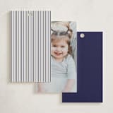 "Classic Crest" - Debutante Party Favor Tags in Academy by Charter Oaks Creative - Back of Card Options