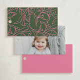 "arched wildflowers" - Debutante Party Favor Tags in Razzsmash by Kamala Nahas - Back of Card Options