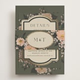 "Madison" - Direction Cards in Thyme by Itsy Belle Studio - Assembled with Belly Band