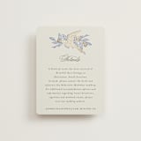 "meet me in the garden" - Direction Cards in Cornflower by Grae - Front