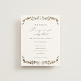"Blooming Vine" - Direction Cards in Blush by Susan Moyal - Front