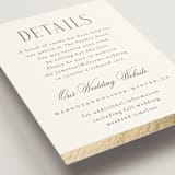 "The Ritz" - Direction Cards in Quartz by Kristie Kern - Detail