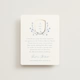 "storybook garden" - Direction Cards in Bluebell by Kristie Kern - Front