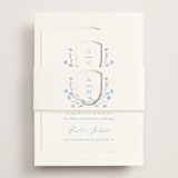 "storybook garden" - Direction Cards in Bluebell by Kristie Kern - Assembled with Belly Band