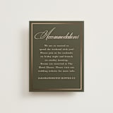 "Playbill" - Direction Cards in Midnight Forest by Morgan Kendall - Front