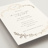 "Delicate Vine" - Direction Cards in Alabaster by Susan Moyal - Detail