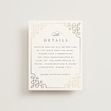 "Intertwined" - Direction Cards in Pearl by Janean Hinger - Front