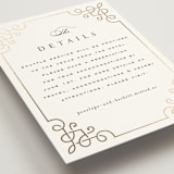 "Intertwined" - Direction Cards in Pearl by Janean Hinger - Detail