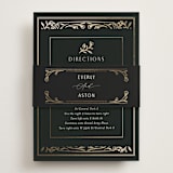 "Majesty" - Direction Cards in Onyx by Nicoletta Savod - Assembled with Belly Band