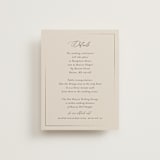 "Shining Florals" - Direction Cards in Almond by frau brandt - Front