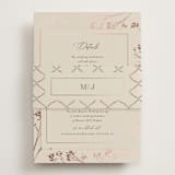 "Shining Florals" - Direction Cards in Almond by frau brandt - Assembled with Belly Band