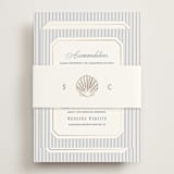 "Seashore" - Direction Cards in Coast by Kelly Schmidt - Assembled with Belly Band