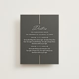 "Formal lines" - Direction Cards in Iron by Erica Krystek - Front
