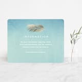 "Sea Crest" - Direction Cards in Turquoise by Kaydi Bishop - Front