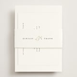 "You & Me" - Direction Cards in Classique by Design Lotus - Assembled with Belly Band