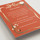 "Fleur" - Direction Cards in Verona Sunset by Sarah Knight - Detail
