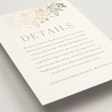 "Wild Roses" - Direction Cards in Powder Blue by Kristen Smith - Detail