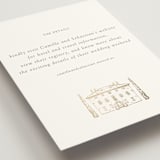 "Villa Balbiano" - Direction Cards in Graphite by Melinda Denison - Detail