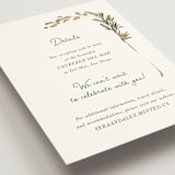 "Coastal Bloom" - Direction Cards in Garden Green by Lucrecia Caporale - Detail