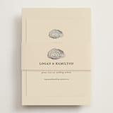 "Cove" - Direction Cards in Sand by Jennifer Lew - Assembled with Belly Band