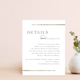 "Henley" - Direction Cards in Quartz by Kristie Kern - Front