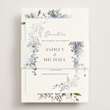 "Layered florals" - Direction Cards in Serenity by Susan Moyal - Assembled with Belly Band