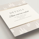 "Gilded Forest" - Direction Cards in Snow by Stacy Maalouf - Detail