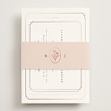 "fleu-de-sel" - Direction Cards in Rose by chocomocacino - Assembled with Belly Band