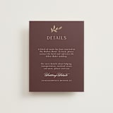 "Scallop Monogram" - Direction Cards in Rose Quartz by Emily Betts - Front