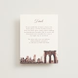 "Brooklyn Bridge" - Direction Cards in Chiffon by Cass Loh - Front