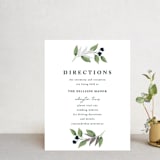 "Soft Greenery" - Direction Cards in Twilight by Susan Moyal - Front