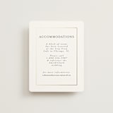 "Gilded Frame" - Direction Cards in Pearl by Nicole Walsh - Front