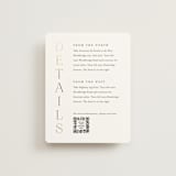"Initialed" - Direction Cards in Chantilly by Jessica Williams - Front