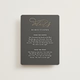 "Over Monogram" - Direction Cards in Stormy by Jessica Williams - Front