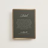 "Hillside" - Direction Cards in Graphite by Everett Paper Goods - Front