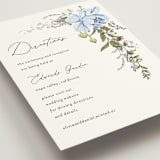 "Timeless Blooms" - Direction Cards in Azure by Susan Moyal - Detail