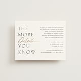 "Postcard" - Direction Cards in Snow by Kaydi Bishop - Front