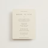 "Walnut" - Direction Cards in Linen by Blustery August - Front