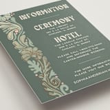 "Nouveau Frame" - Direction Cards in Sage by GeekInk Design - Detail