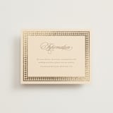"Mandapam" - Direction Cards in Carnation by Creo Study - Front